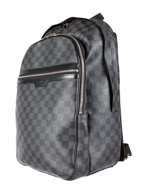 michael louis vuitton backpack|louis vuitton black damier backpack.